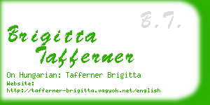 brigitta tafferner business card